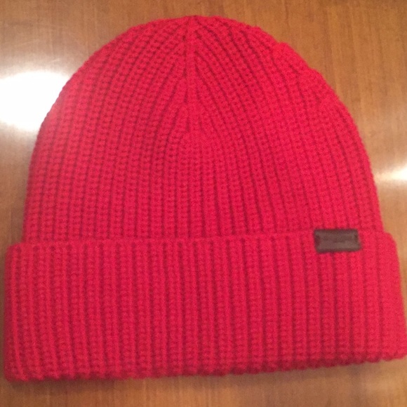 Coach Rib Knit Merino Wool Hat - Picture 2 of 3